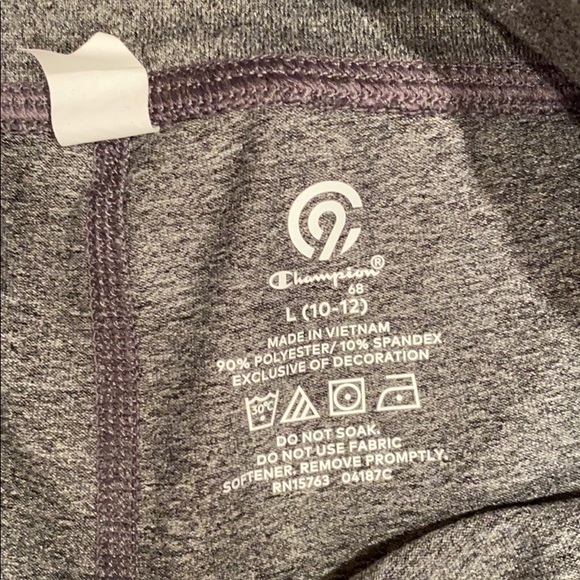 2 pair girls champion shorts size medium 10/12 - Picture 2 of 4